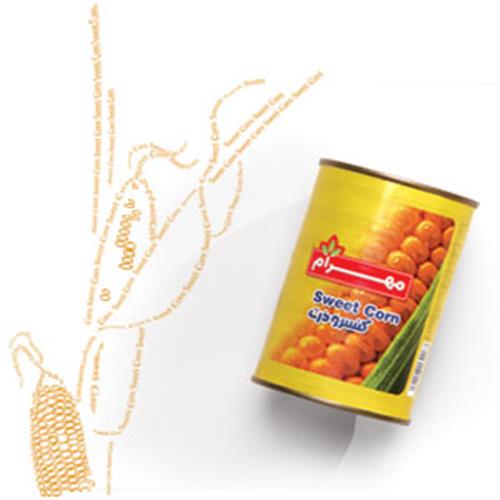 کنسرو ذرت شیرین مهرام