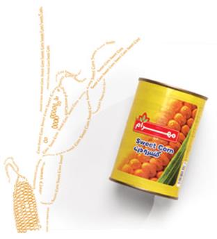 کنسرو ذرت  مهرام